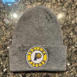 Indiana Pacers Gray Distressed Beanie
